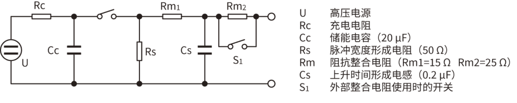 10/700组合波(10/700・5/320 μs)发生回路